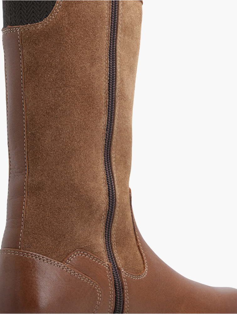 MyRunway | Shop Hi-Tec Tan Namib Rider Zip Long Boots for Women